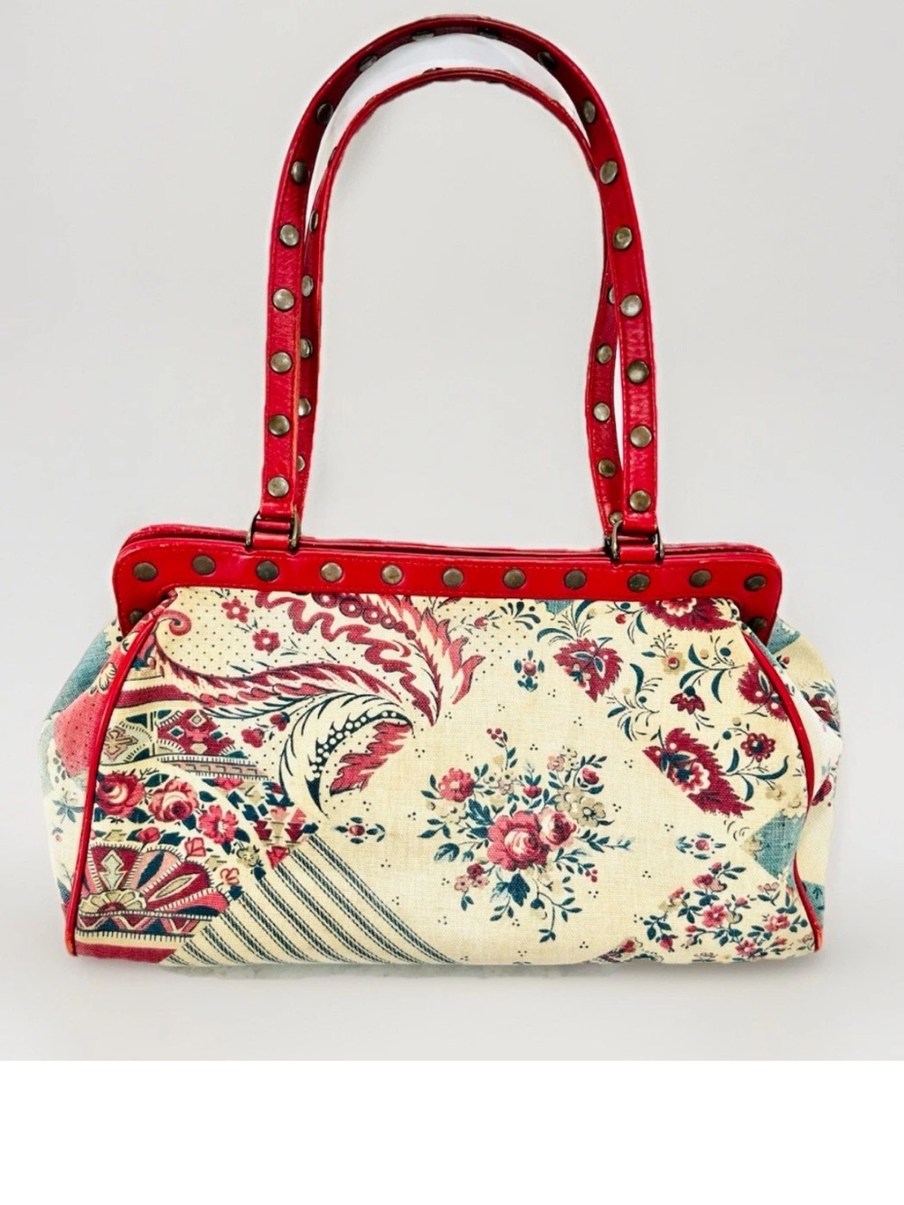RARE Isabella Fiore Marrakesh Beaded Patchwork Shoulder Handbag With Dust Bag - Picture 2 of 16